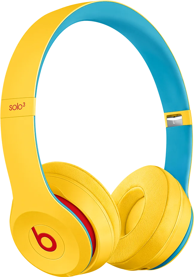 amazing designed yellow headphone