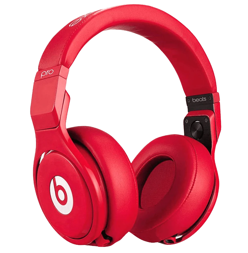 amazing designed red headphone